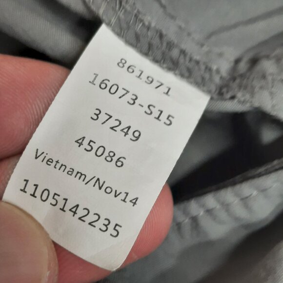 REI Co-op Sahara Men's Cargo Hiking Pants Gray Outdoor Nylon Lightweight Size L - Picture 5 of 8